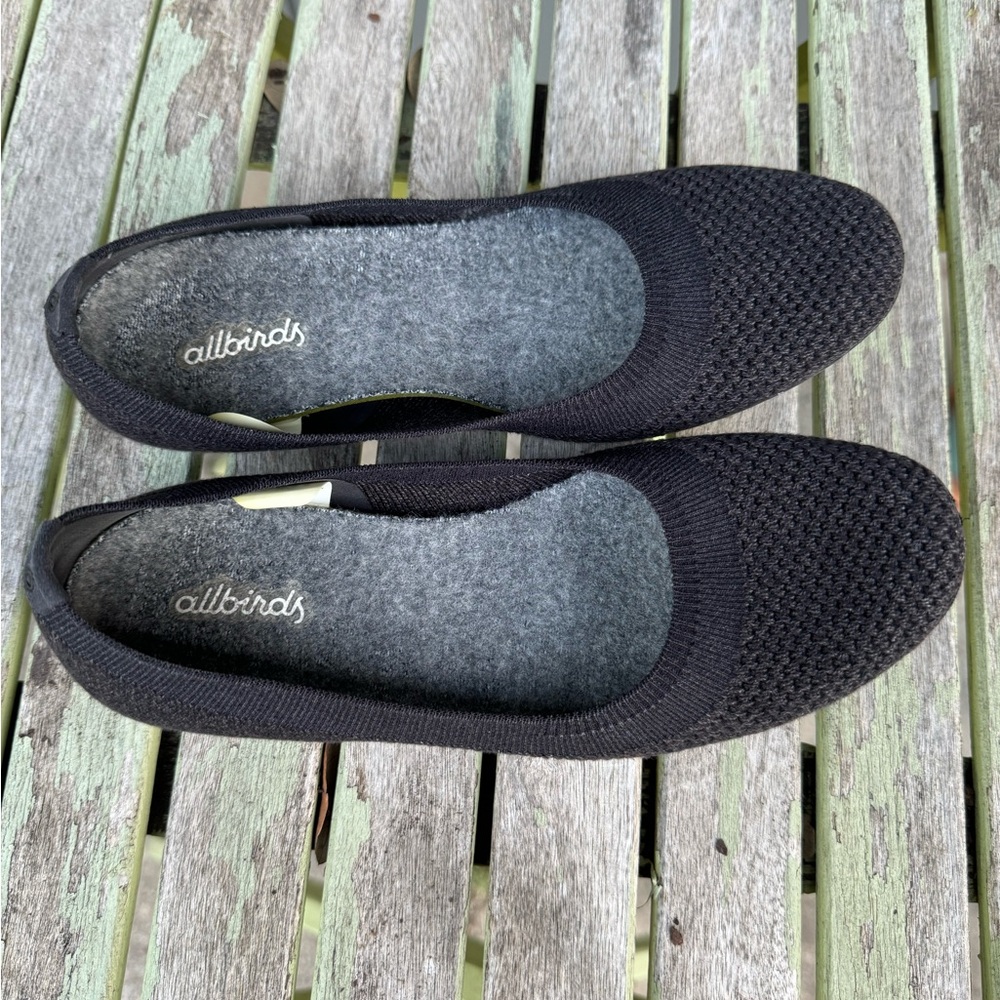 Allbirds Black Tree Breezers Flats Sz 5.5
